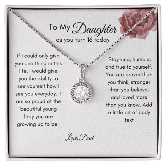 Get trendy with To My Daughter on her 16th Birthday - Jewelry available at Good Gift Company. Grab yours for $59.95 today!