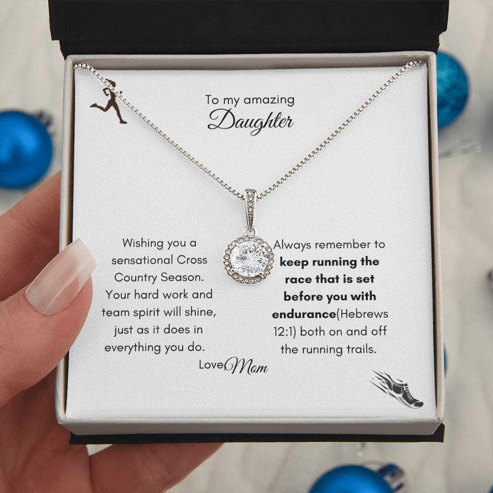 Get trendy with Cross Country Message Eternal Hope Necklace - Jewelry available at Good Gift Company. Grab yours for $59.95 today!