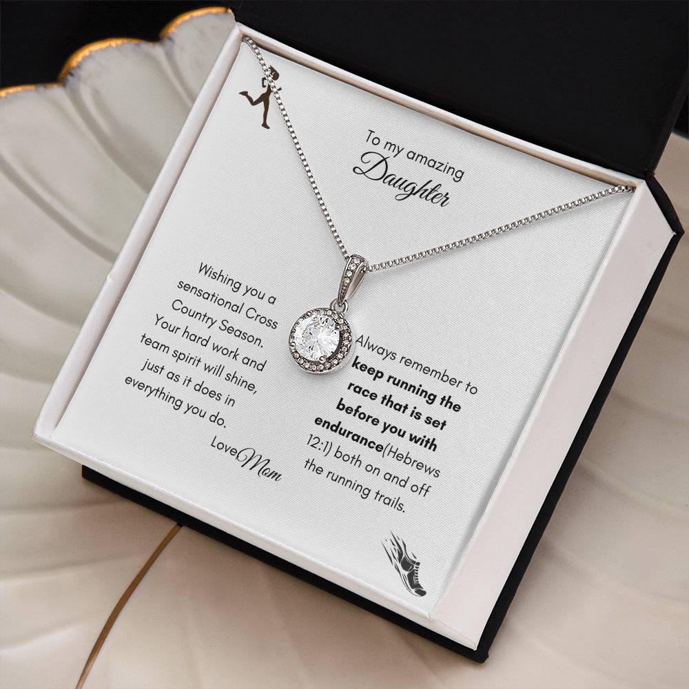 Get trendy with Cross Country Message Eternal Hope Necklace - Jewelry available at Good Gift Company. Grab yours for $59.95 today!