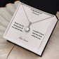 Get trendy with To My Bridesmaid Eternal Hope Necklace - Jewelry available at Good Gift Company. Grab yours for $59.95 today!
