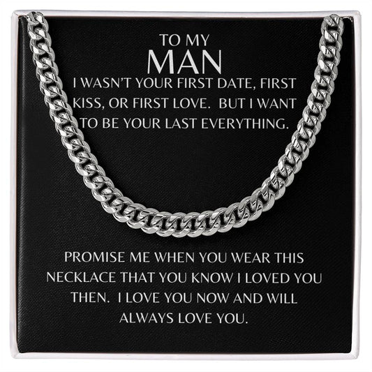 Get trendy with To My Man Cuban Chain Link - Jewelry available at Good Gift Company. Grab yours for $59.95 today!
