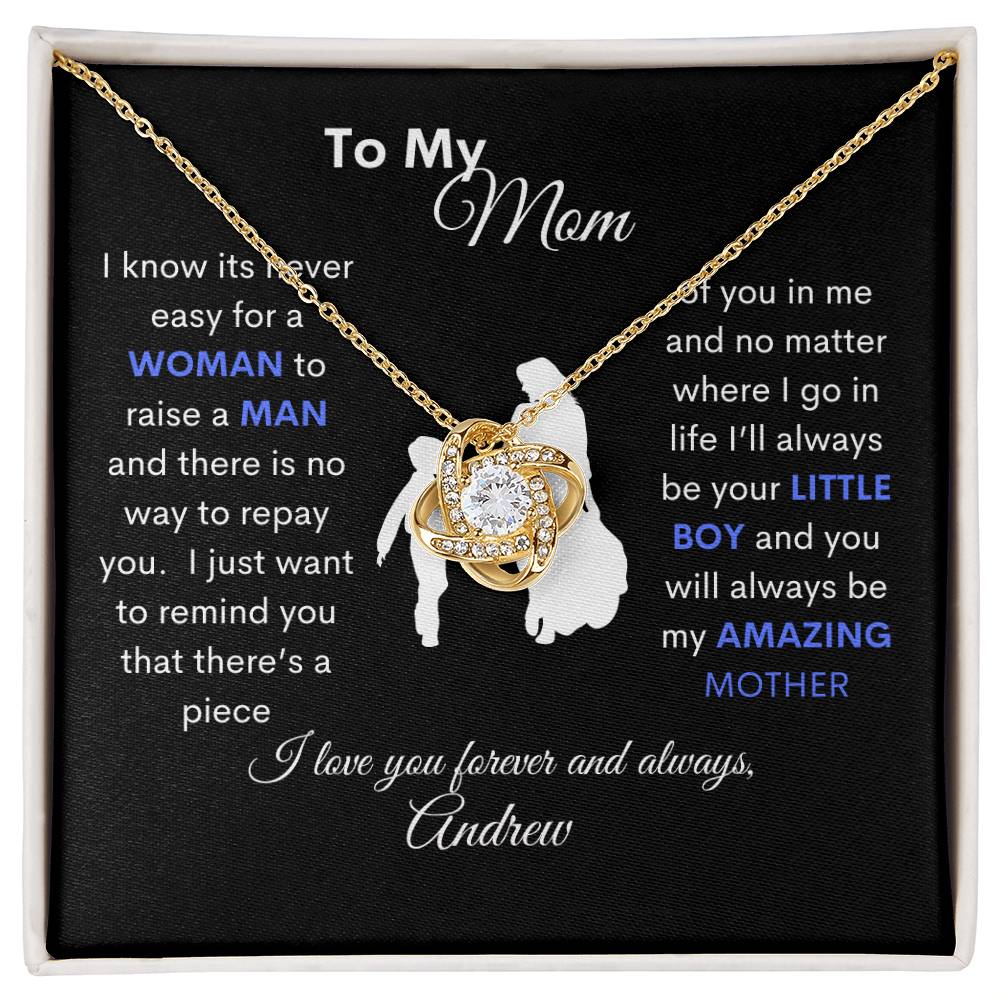 Get trendy with To My Mom:  You raised me to become a good man - Jewelry available at Good Gift Company. Grab yours for $59.95 today!