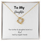 Get trendy with Mother /daughter knot necklace - Jewelry available at Good Gift Company. Grab yours for $59.95 today!