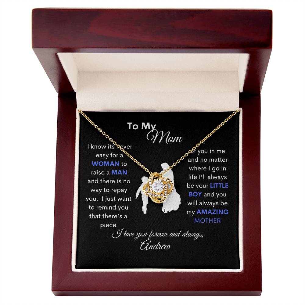 Get trendy with To My Mom:  You raised me to become a good man - Jewelry available at Good Gift Company. Grab yours for $59.95 today!