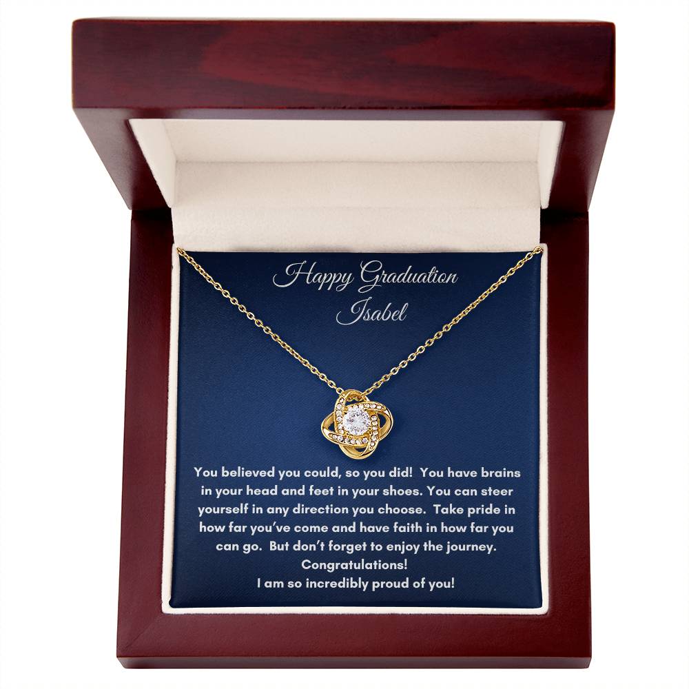 Get trendy with Happy Graduation Love Knot - Jewelry available at Good Gift Company. Grab yours for $59.95 today!