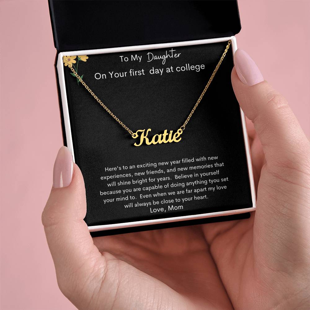 Get trendy with first day of college from mom - Jewelry available at Good Gift Company. Grab yours for $39.95 today!
