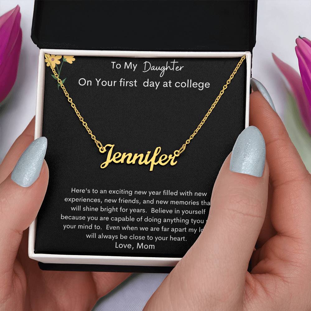 Get trendy with first day of college from mom - Jewelry available at Good Gift Company. Grab yours for $39.95 today!