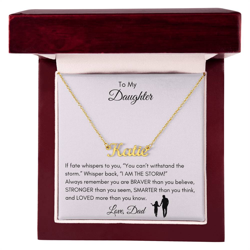 Get trendy with To My Daughter Love Dad - Jewelry available at Good Gift Company. Grab yours for $39.95 today!