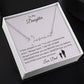 Get trendy with Personalized Signature Style Name Necklace To MY Daughter, From Dad - Jewelry available at Good Gift Company. Grab yours for $39.95 today!