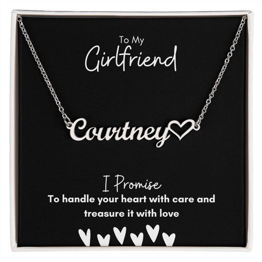 Get trendy with To my girlfriend Name necklace - Jewelry available at Good Gift Company. Grab yours for $39.95 today!