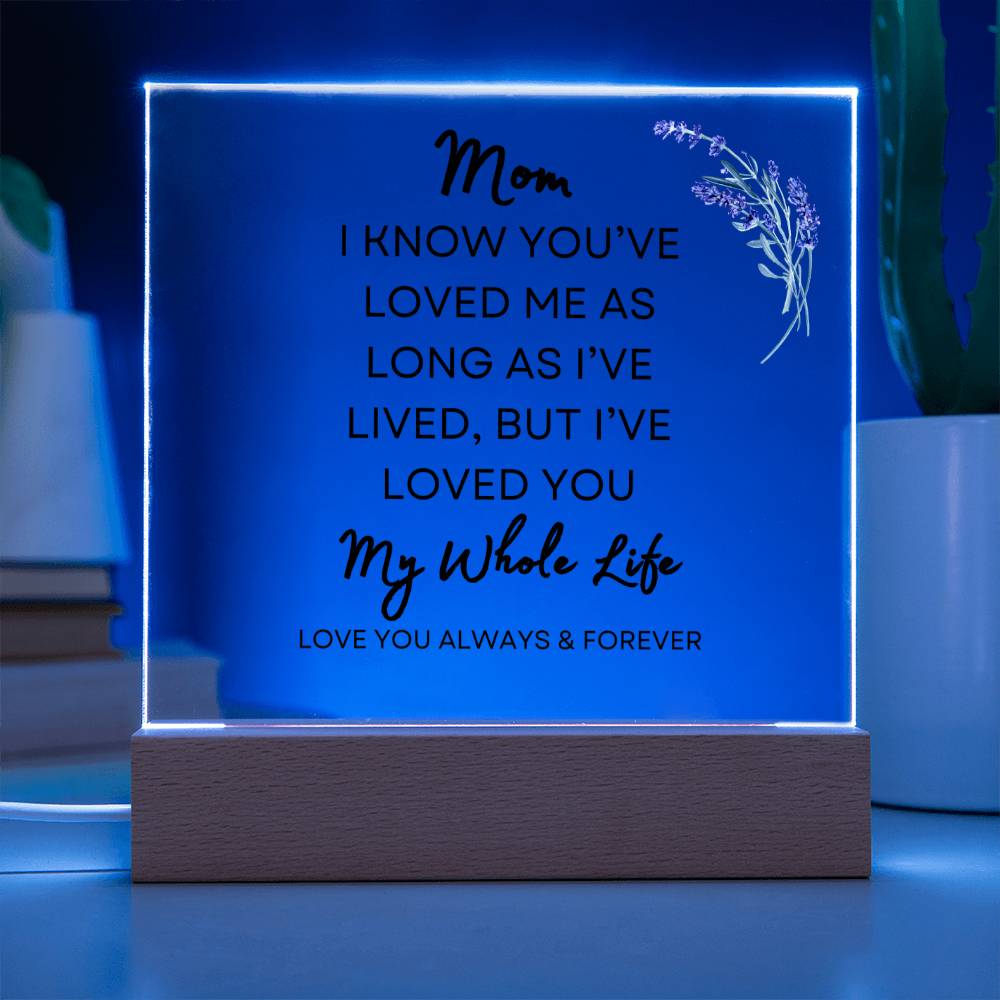 Get trendy with Sweet Gift for Mom (Black Text with Purple Flower) - Jewelry available at Good Gift Company. Grab yours for $39.95 today!