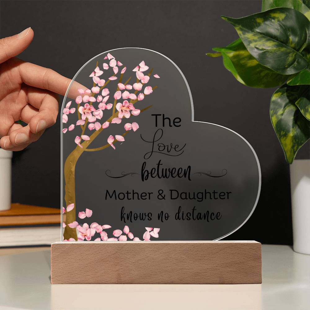 Get trendy with The Love Between Mother and Daughter Knows No Distance Night light - Jewelry available at Good Gift Company. Grab yours for $39.95 today!