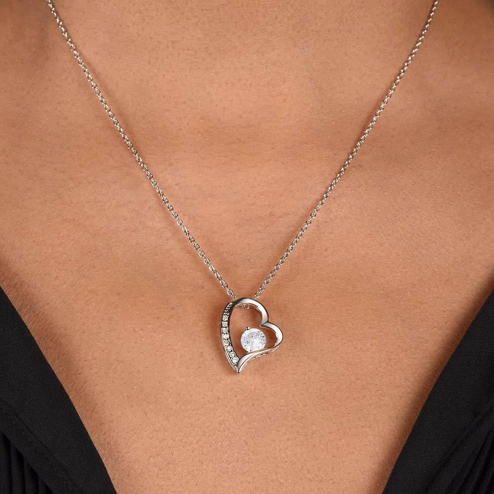 Wife Gifts| To My Beautiful Wife Forever Love Pendant (W/B)