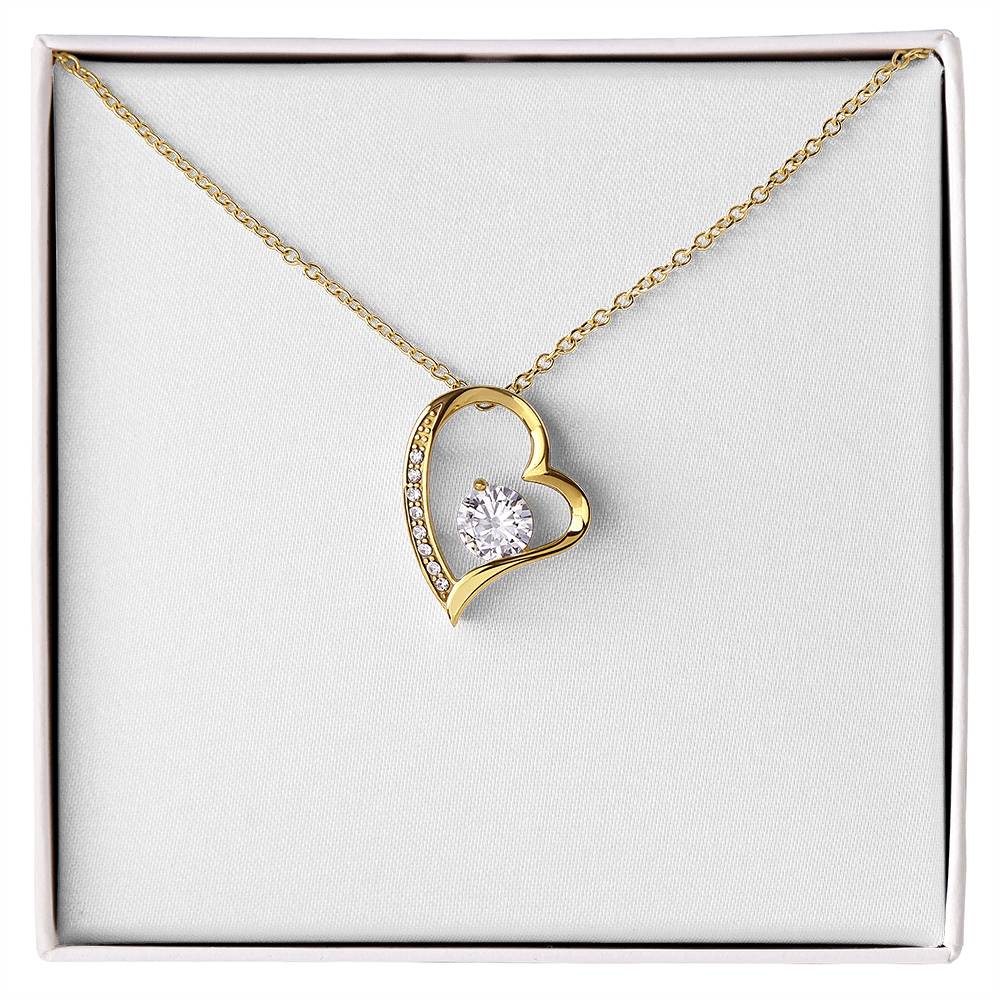 Wife Gifts| To My Gorgeous Wife Forever Love Necklace (W/B)