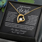 Get trendy with To My Beautiful Wife | Forever Love Necklace- W/B Great Vibes - Jewelry available at Good Gift Company. Grab yours for $59.95 today!