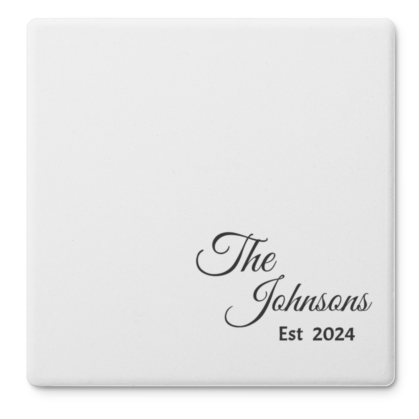 Get trendy with Personalized Stone Coasters: The Perfect Gift for Newlyweds -  available at Good Gift Company. Grab yours for $19 today!