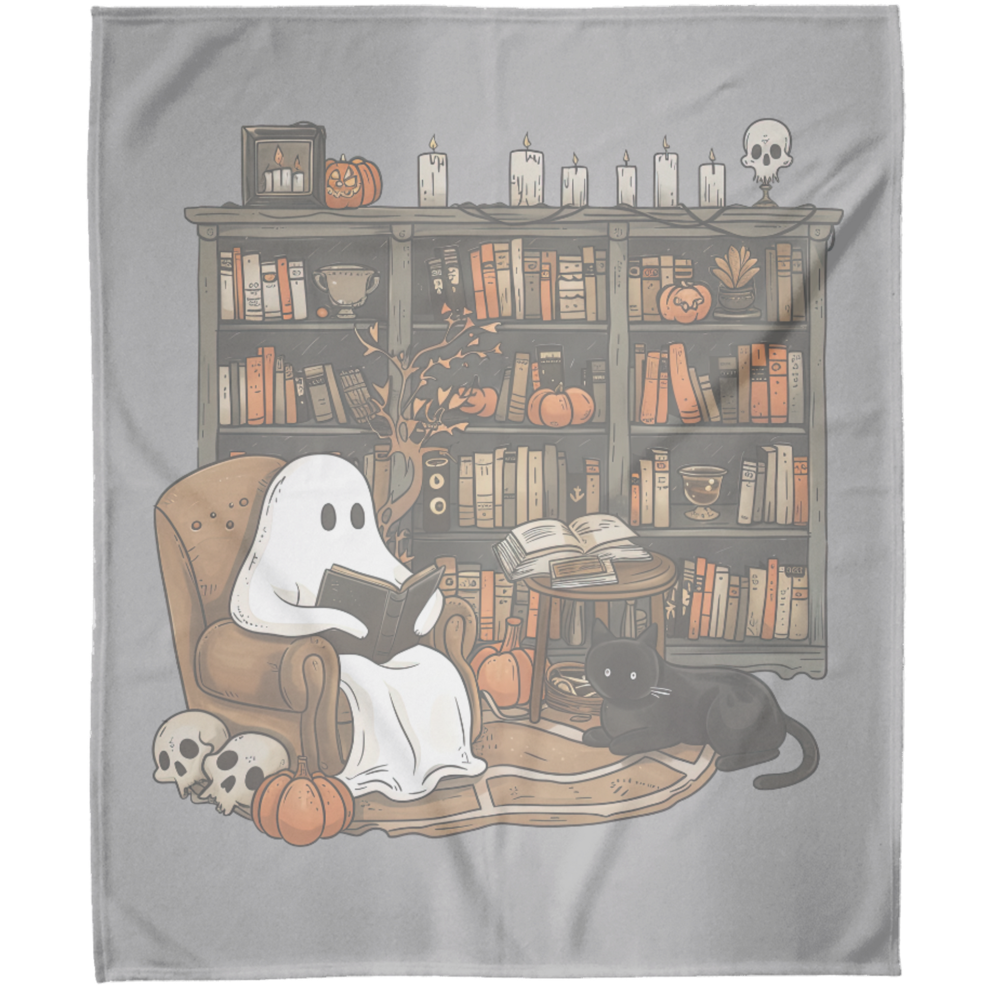 Get trendy with Cozy Halloween Spooky Ghost Reading Blanket -  available at Good Gift Company. Grab yours for $39.99 today!