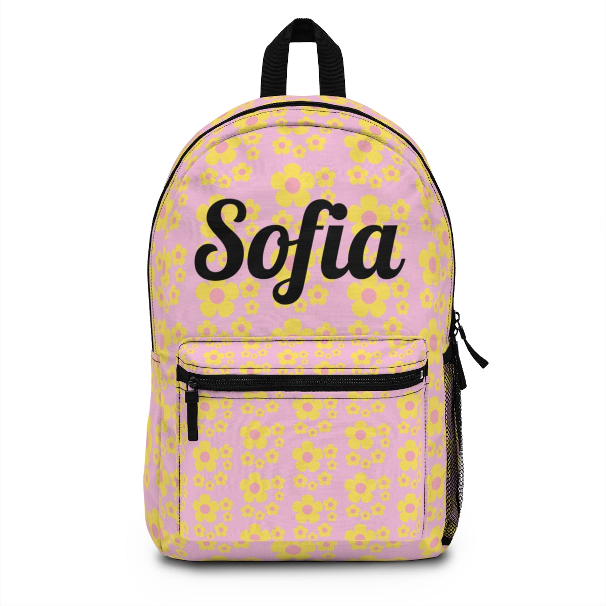 Get trendy with Personalized Flower Power Back Pack -  available at Good Gift Company. Grab yours for $49.94 today!