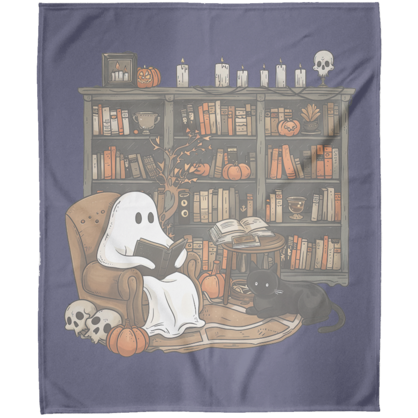 Get trendy with Cozy Halloween Spooky Ghost Reading Blanket -  available at Good Gift Company. Grab yours for $39.99 today!