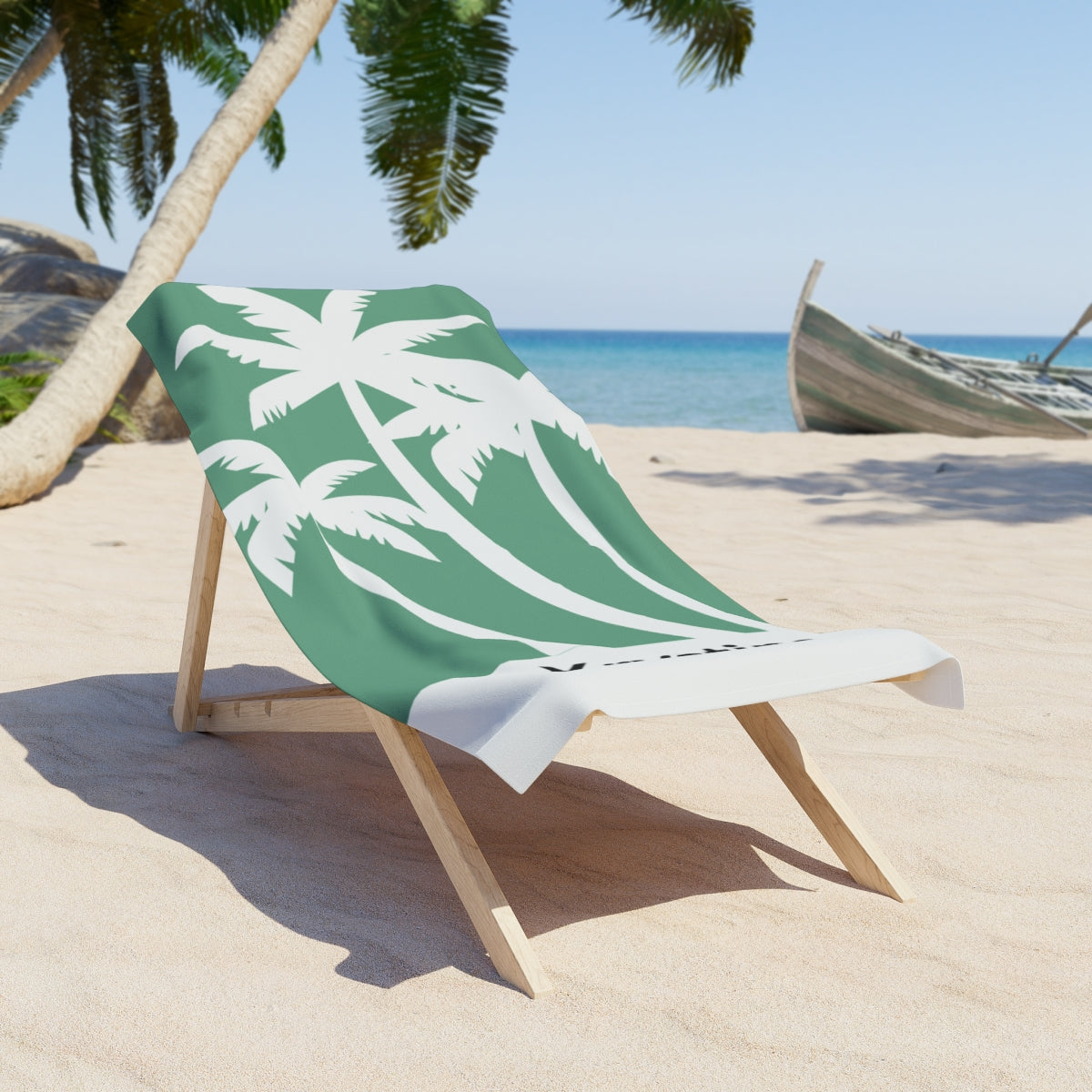 The Stephanie:  Premium Palm Tree Style Personalized Quick-Dry Beach Towel – Lightweight, Absorbent & Sand-Free!