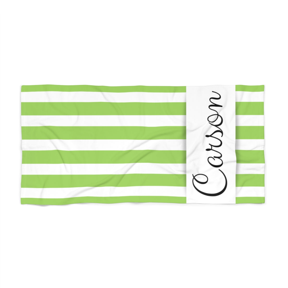 Get trendy with Personalized Name Striped Beach Towel -  available at Good Gift Company. Grab yours for $22.99 today!