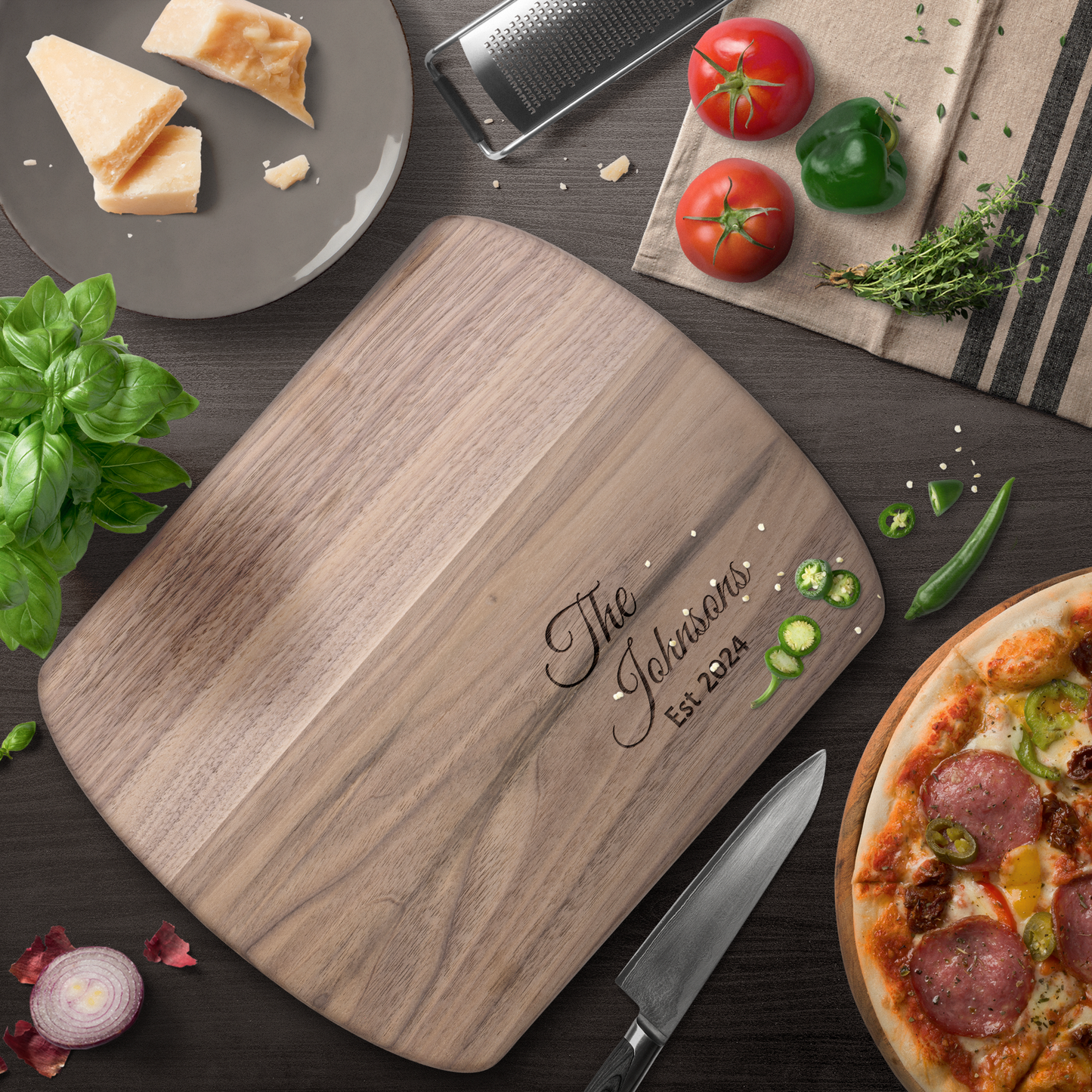 Get trendy with Personalized Charcuterie / Cutting Board -  available at Good Gift Company. Grab yours for $18.50 today!