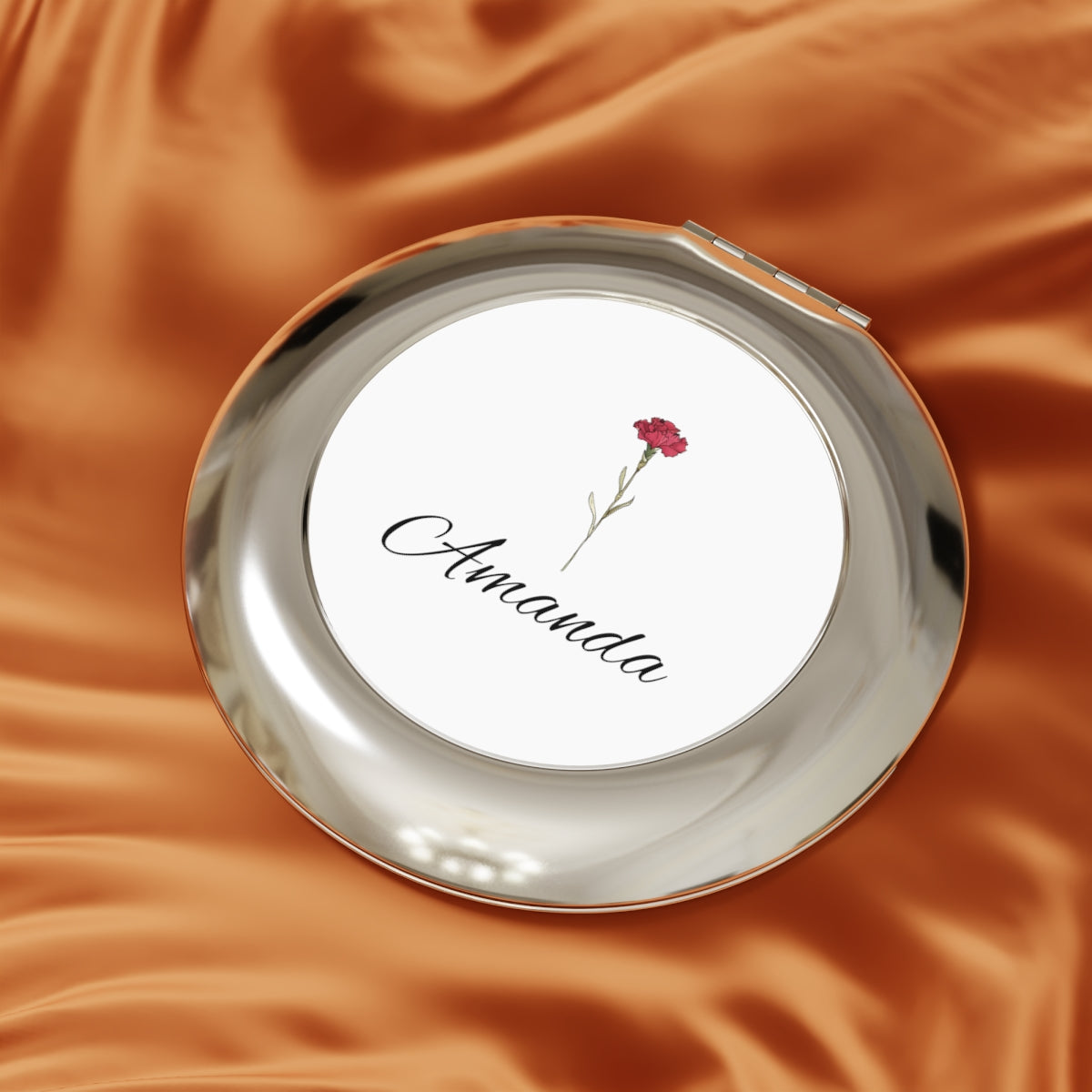 Get trendy with Personalized Compact Mirror with Bridesmaid's Name and Birth Flower – Elegant Custom Bridesmaid Gift -  available at Good Gift Company. Grab yours for $19.25 today!