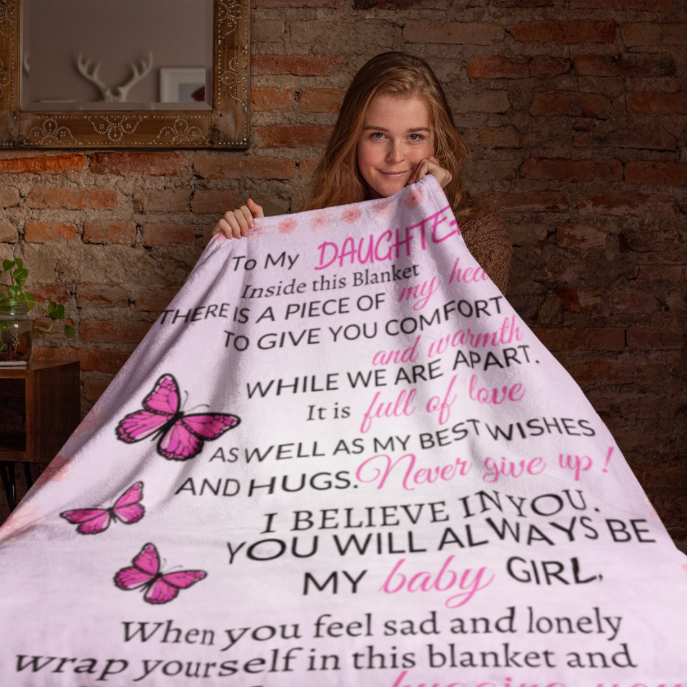 To My Daughter Blanket from Mom