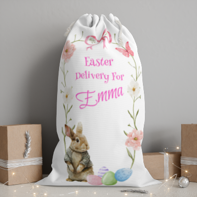 Adorable Easter Bunny Gift Sack