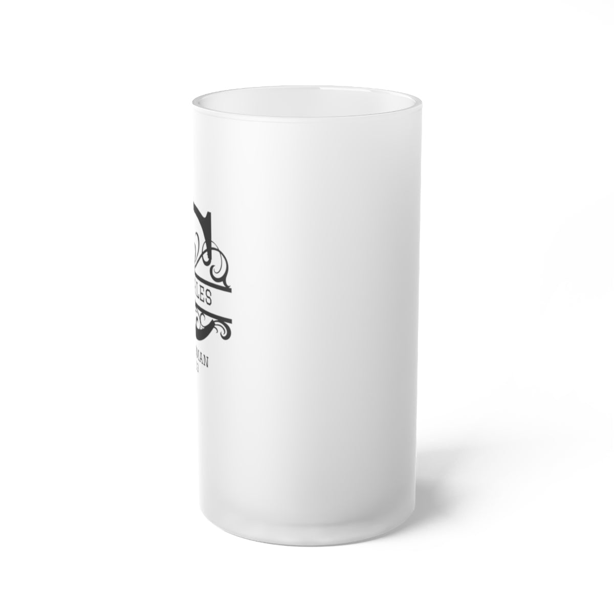 Get trendy with Monogrammed Frosted Glass Beer Mug -  available at Good Gift Company. Grab yours for $25.99 today!