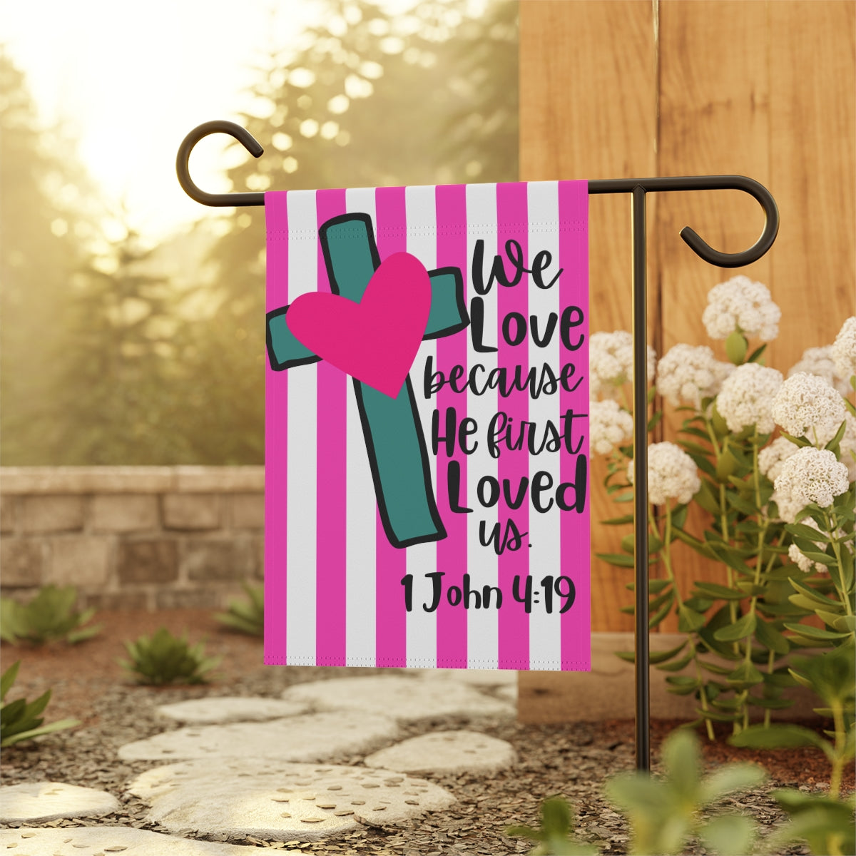 Valentine's Day Decorative Garden Banner - Durable, Vibrant, and Perfect for Outdoor Decor