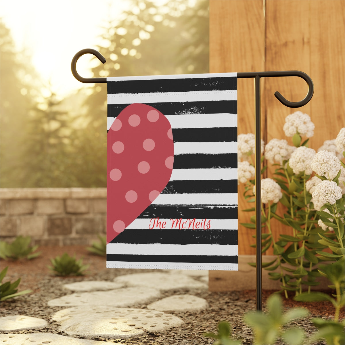 Valentine's Day Decorative Garden Banner - Durable, Vibrant, and Perfect for Outdoor Decor 3