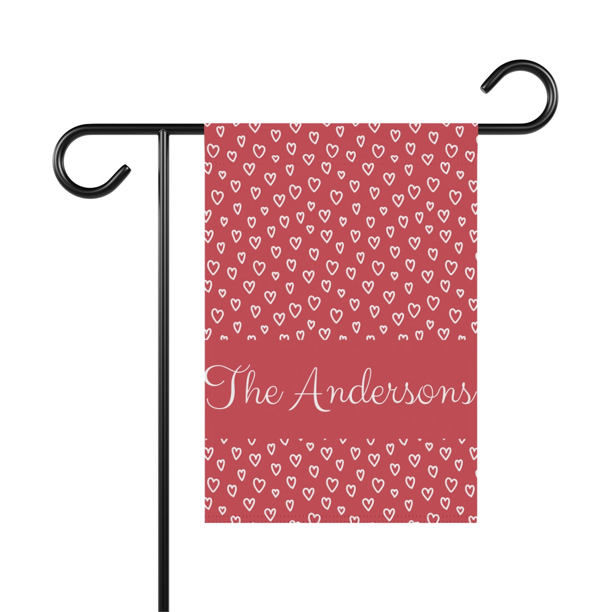 Personalized Valentine's Day Garden Banner - Elegant, Durable, and Perfect for Outdoor Decor