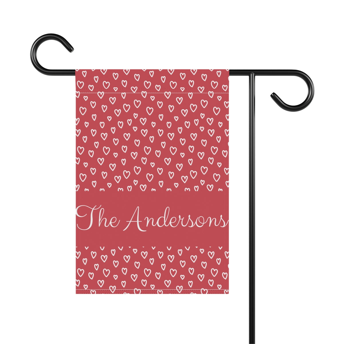 Personalized Valentine's Day Garden Banner - Elegant, Durable, and Perfect for Outdoor Decor