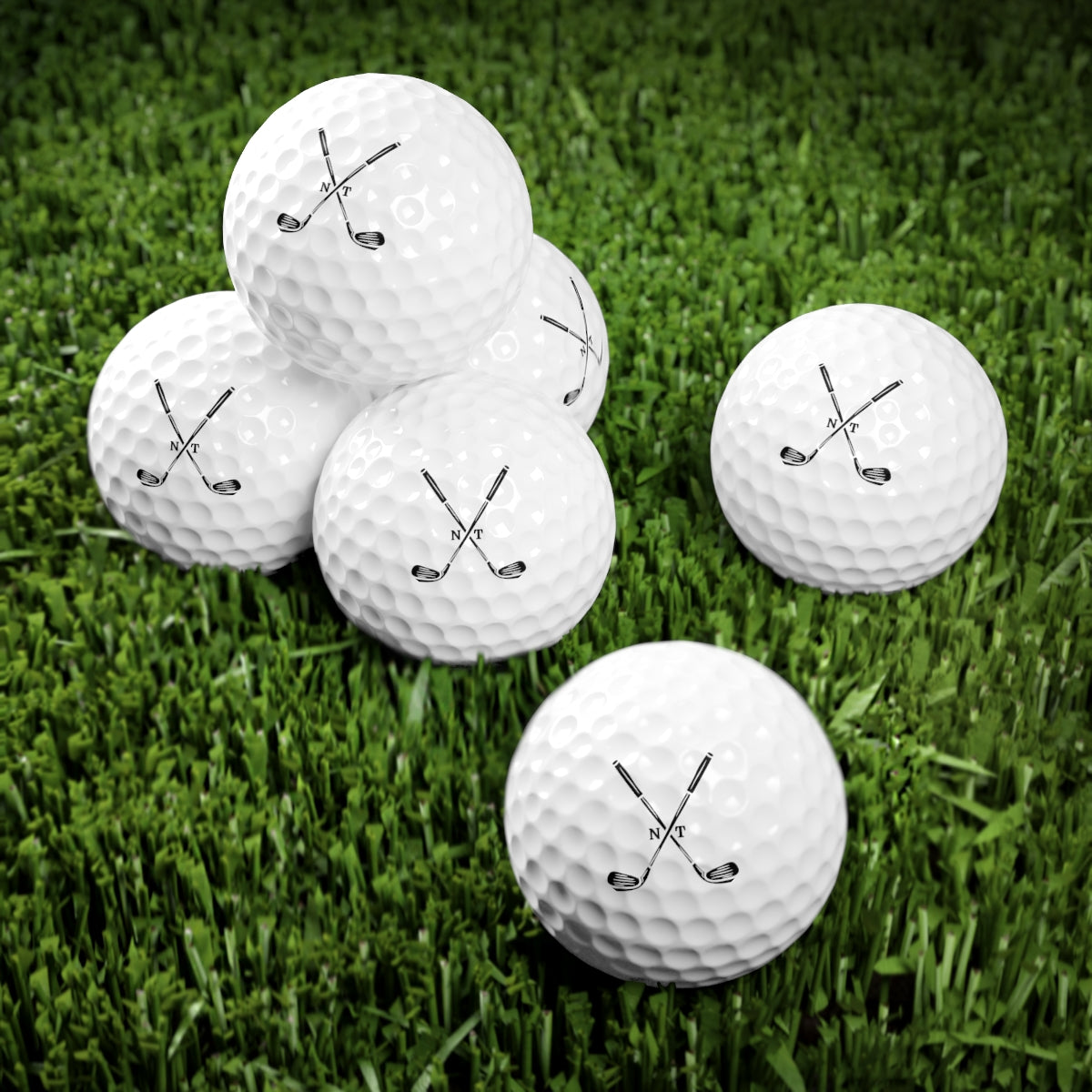 Sports| Custom Golf Balls with Personalized Initials - Elegant and Unique Gift