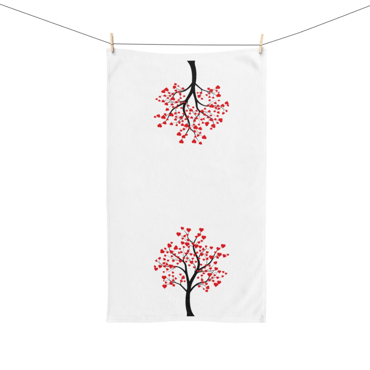 Valentine Tree Hand Towel