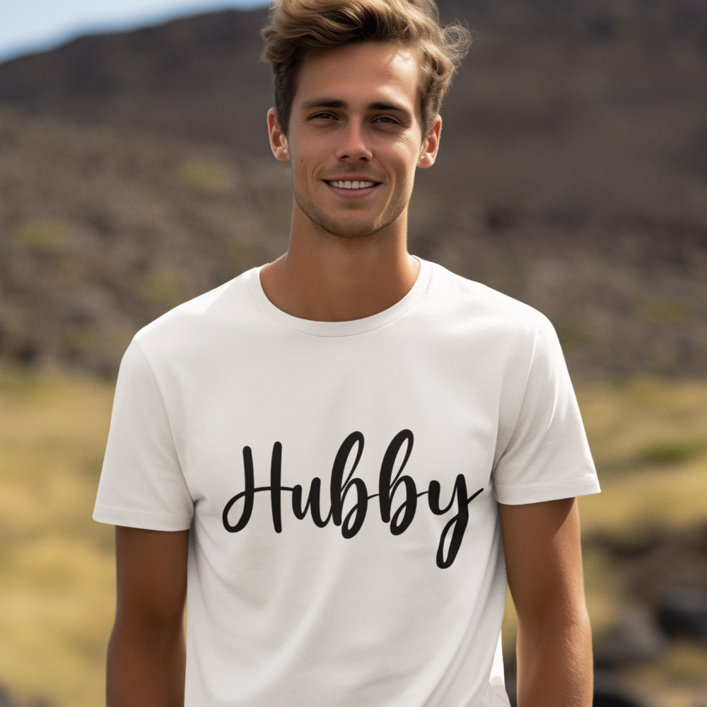 Get trendy with Hubby Hubby T shirt - T-Shirts available at Good Gift Company. Grab yours for $22.95 today!