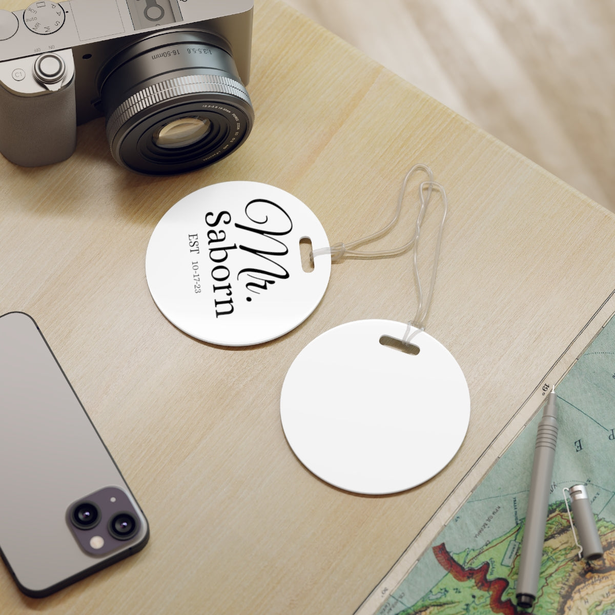 Get trendy with Mr. and Mrs. Personalized Luggage Tags -  available at Good Gift Company. Grab yours for $22.38 today!