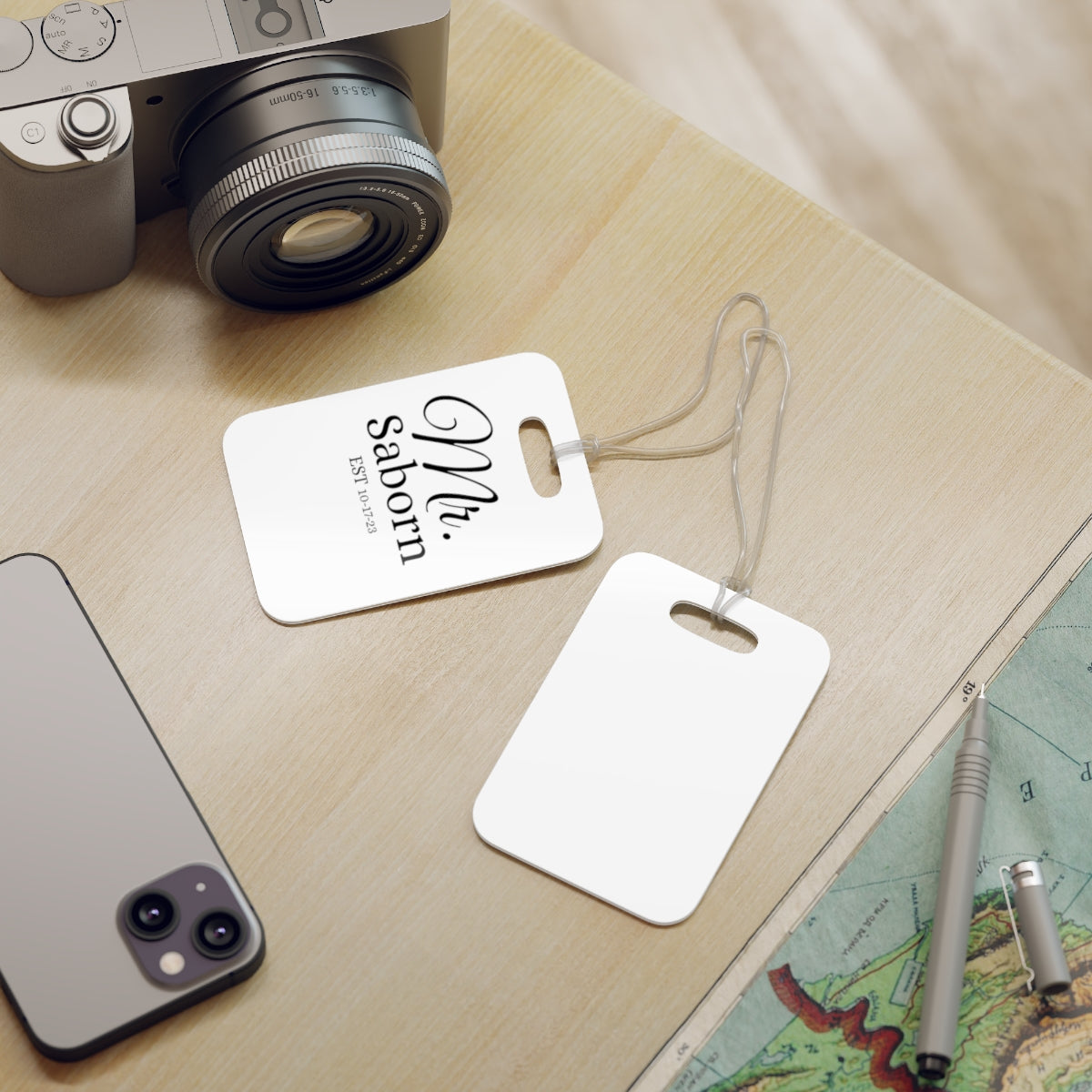 Get trendy with Mr. and Mrs. Personalized Luggage Tags -  available at Good Gift Company. Grab yours for $22.38 today!