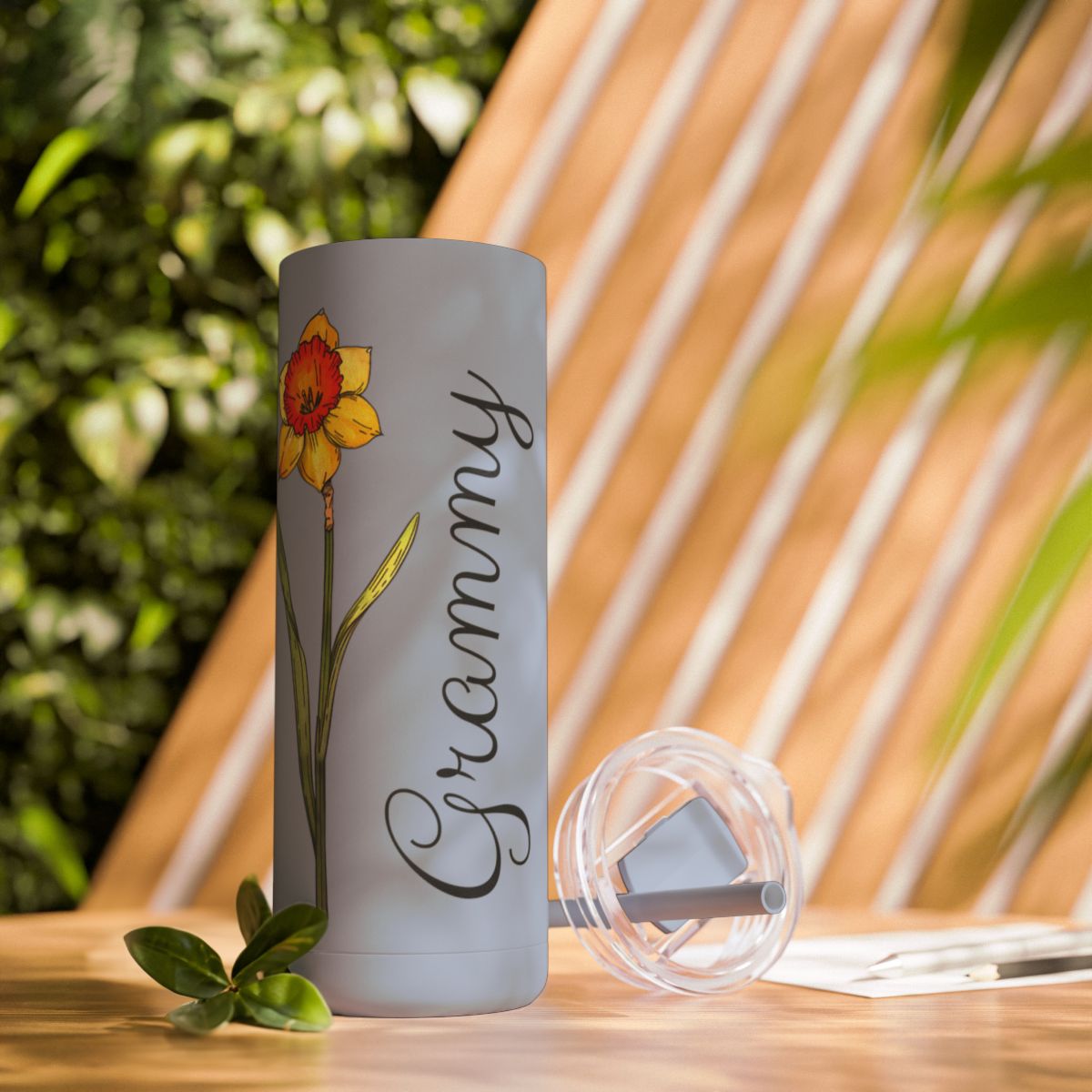 Personalized Grandma Tumbler with Custom Nickname & Birth Flower – Perfect Christmas or Birthday Gift