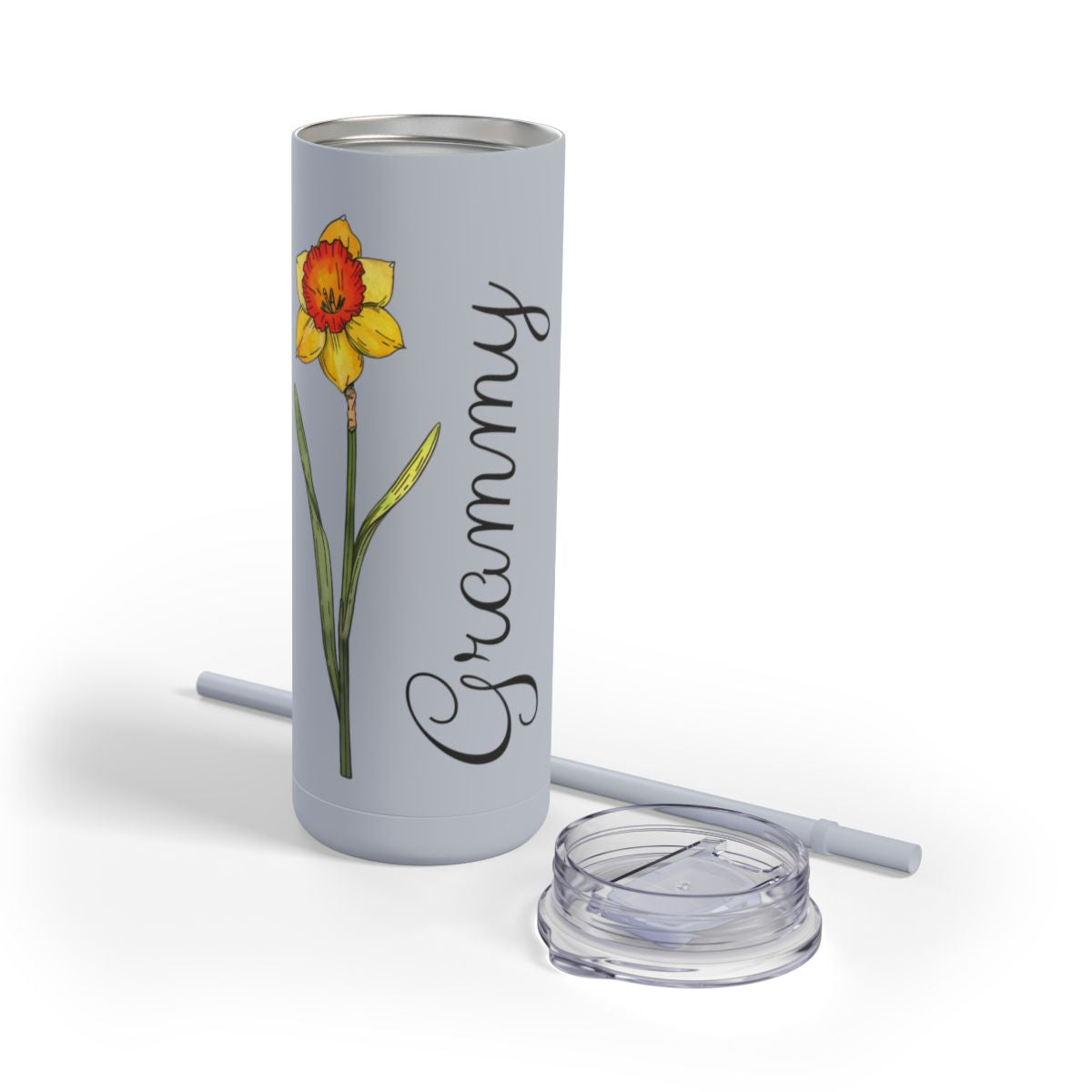 Personalized Grandma Tumbler with Custom Nickname & Birth Flower – Perfect Christmas or Birthday Gift