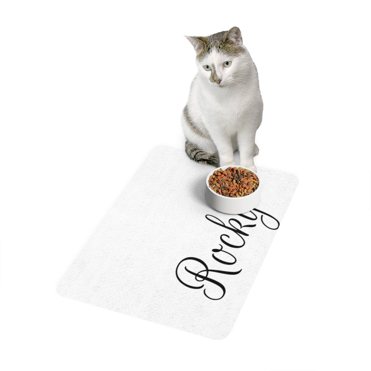 Get trendy with Personalized Pet Food Mat (12x18) -  available at Good Gift Company. Grab yours for $33.58 today!