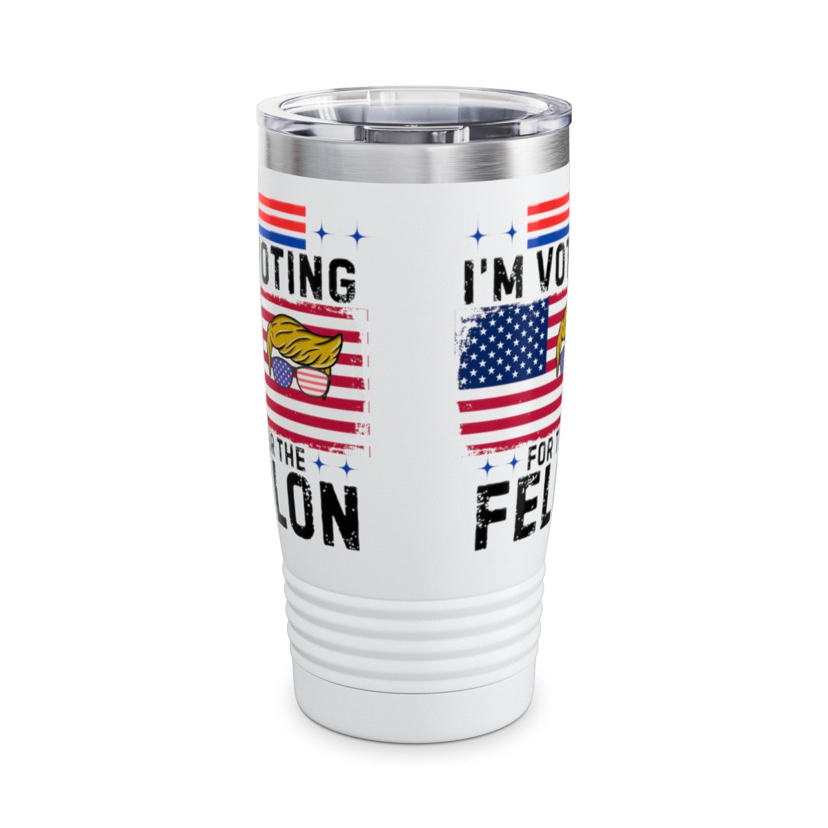 Get trendy with "I'm Voting for the Felon "Ringneck Tumbler, 20oz -  available at Good Gift Company. Grab yours for $25 today!