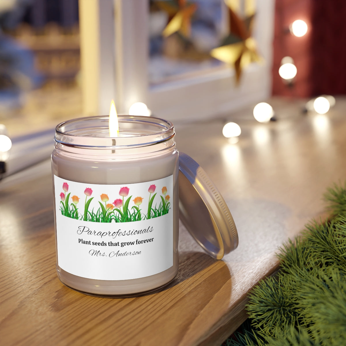 Get trendy with Personalized gift for school personnel Scented Candles, 9oz -  available at Good Gift Company. Grab yours for $22.38 today!