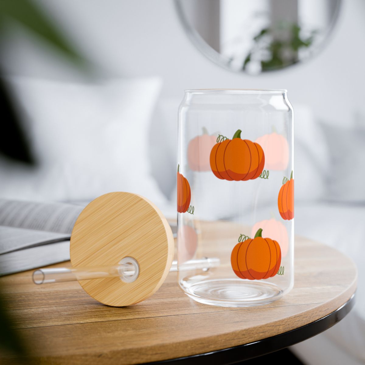 Get trendy with Fall Pumpkin Glass Sipper – Perfect for Gifts & Party Favors -  available at Good Gift Company. Grab yours for $25 today!