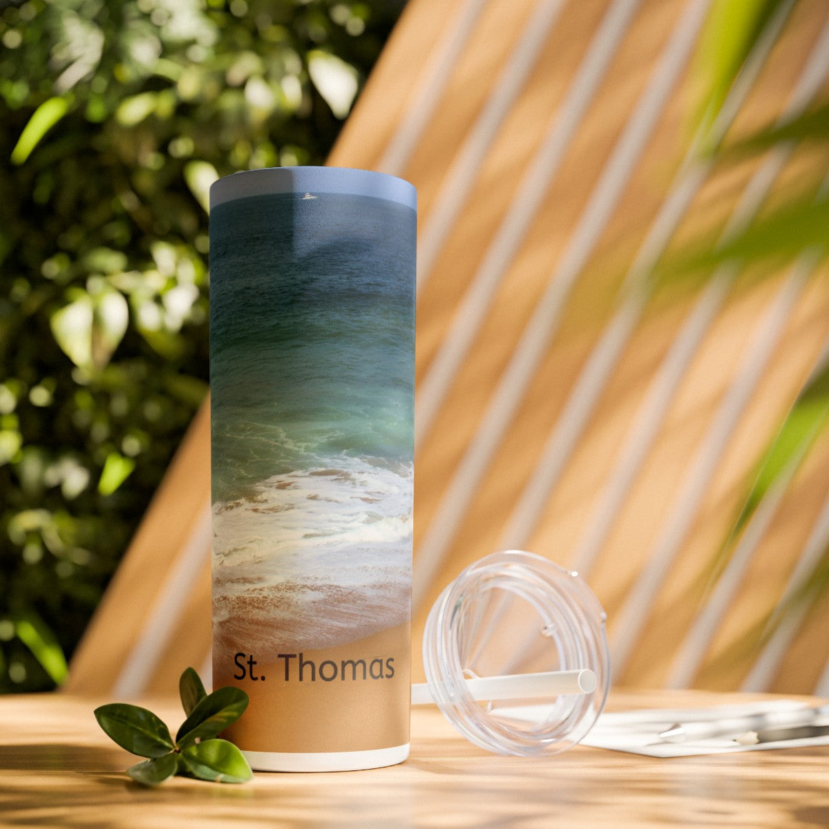 Get trendy with Personalized Vacation Skinny Tumbler with Straw, 20oz -  available at Good Gift Company. Grab yours for $44.20 today!