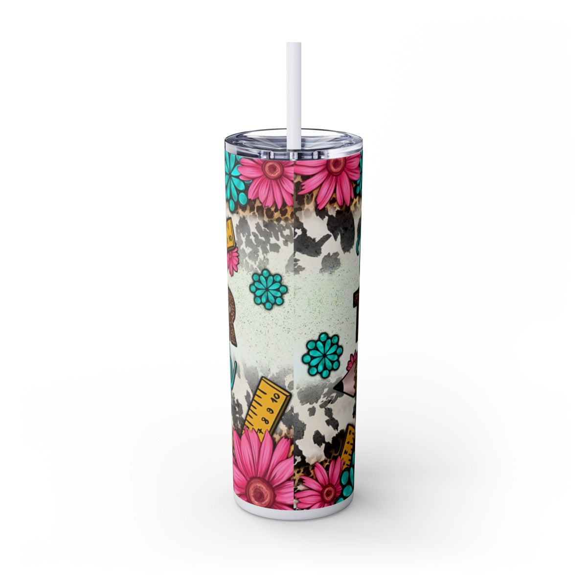 Get trendy with Best Teacher Ever Skinny Tumbler with Straw, 20oz -  available at Good Gift Company. Grab yours for $44.20 today!