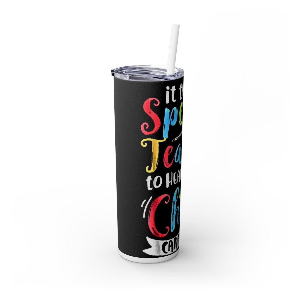 Get trendy with It Takes A Special Teacher Skinny Tumbler with Straw, 20oz -  available at Good Gift Company. Grab yours for $44.20 today!