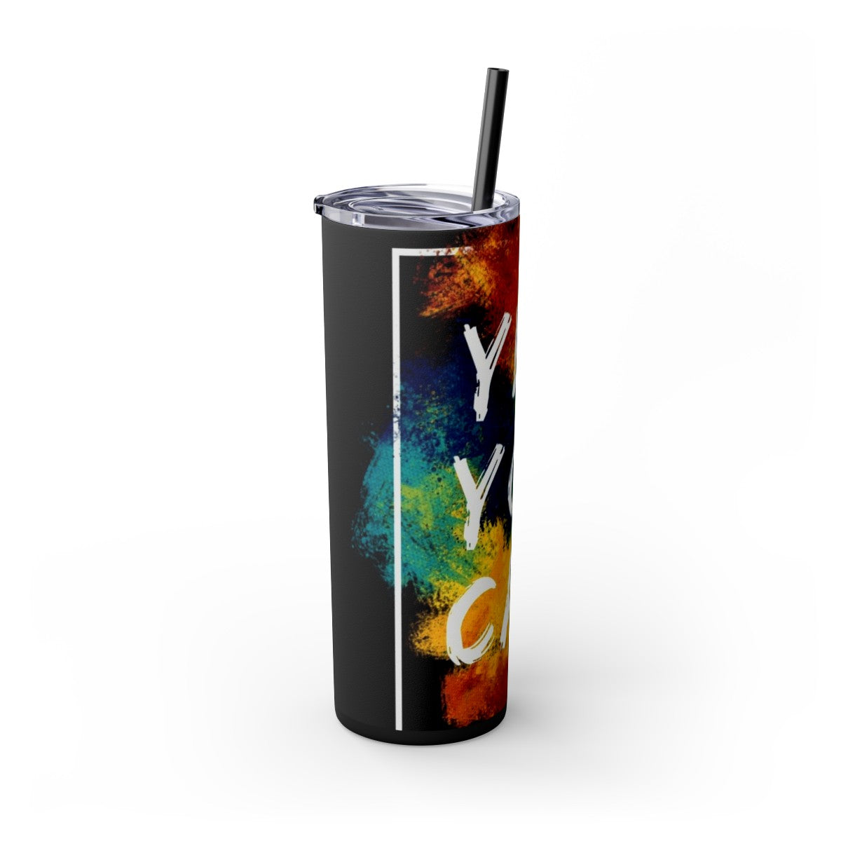 Get trendy with Yes You Can Skinny Tumbler with Straw, 20oz -  available at Good Gift Company. Grab yours for $44.20 today!