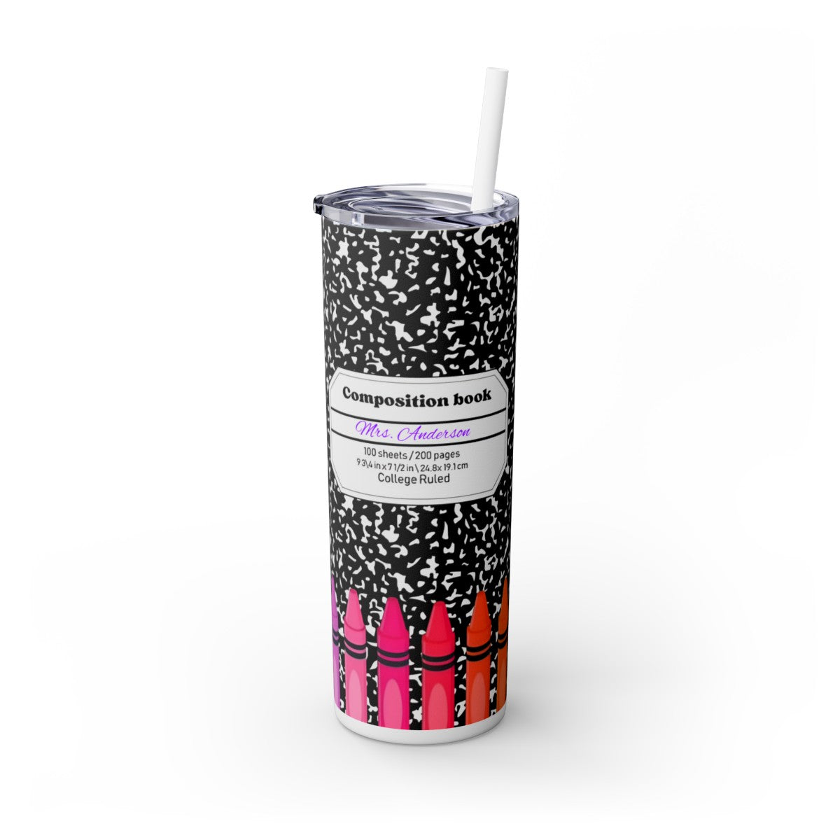 Get trendy with Best Teacher Ever Skinny Tumbler with Straw, 20oz -  available at Good Gift Company. Grab yours for $44.20 today!